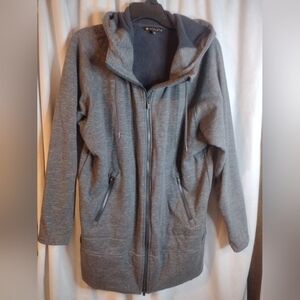 Athleta Long Zip Up Hoodie With Thumb Holes